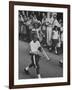 Young Boys Playing Trumpets in a Parade-Hank Walker-Framed Photographic Print