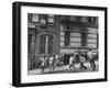 Young Boys with Sticks, Running Around While Playing a Street Game in Spanish Harlem-Ralph Morse-Framed Photographic Print