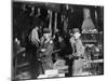 Young Boys Working at Midnight in Indiana Glassworks.-null-Mounted Premium Photographic Print