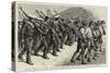 Young Brazil, Cadets Marching Through the Streets of Rio De Janeiro-null-Stretched Canvas