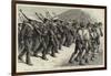 Young Brazil, Cadets Marching Through the Streets of Rio De Janeiro-null-Framed Giclee Print