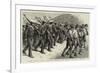 Young Brazil, Cadets Marching Through the Streets of Rio De Janeiro-null-Framed Premium Giclee Print