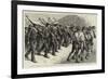 Young Brazil, Cadets Marching Through the Streets of Rio De Janeiro-null-Framed Giclee Print