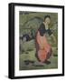 Young Breton Girl with a Jug, 1892 (Oil on Canvas)-Paul Serusier-Framed Giclee Print