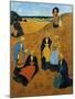 Young Breton Women Wearing Shawls, or the Girls of Douarnenez, 1895-Paul Serusier-Mounted Giclee Print