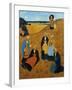 Young Breton Women Wearing Shawls, or the Girls of Douarnenez, 1895-Paul Serusier-Framed Giclee Print