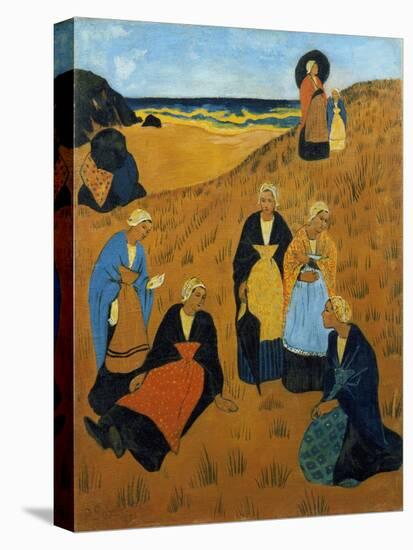 Young Breton Women Wearing Shawls, or the Girls of Douarnenez, 1895-Paul Serusier-Stretched Canvas