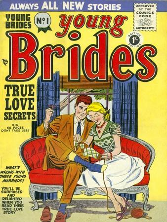 Young Brides, First Issue Weddings Marriages Brides Comics Magazine, UK