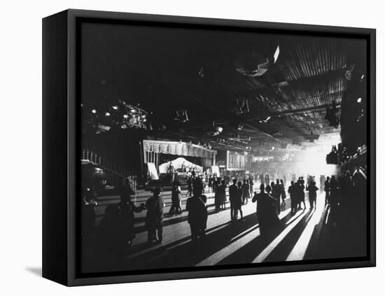 Young Britons at Hammersmith Palais, Popular London Dance Hall-Ralph Crane-Framed Stretched Canvas