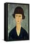 Young Brunette, 1917-Amedeo Modigliani-Framed Stretched Canvas