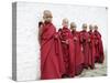 Young Buddhist Monks, Karchu Dratsang Monastery, Bumthang, Bhutan-Angelo Cavalli-Stretched Canvas