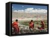 Young Buddhist Monks, Ladakh, Indian Himalaya, India-Jochen Schlenker-Framed Stretched Canvas