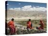 Young Buddhist Monks, Ladakh, Indian Himalaya, India-Jochen Schlenker-Stretched Canvas