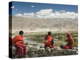 Young Buddhist Monks, Ladakh, Indian Himalaya, India-Jochen Schlenker-Stretched Canvas