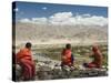Young Buddhist Monks, Ladakh, Indian Himalaya, India-Jochen Schlenker-Stretched Canvas