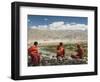 Young Buddhist Monks, Ladakh, Indian Himalaya, India-Jochen Schlenker-Framed Photographic Print