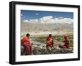 Young Buddhist Monks, Ladakh, Indian Himalaya, India-Jochen Schlenker-Framed Photographic Print