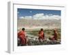 Young Buddhist Monks, Ladakh, Indian Himalaya, India-Jochen Schlenker-Framed Photographic Print