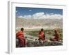 Young Buddhist Monks, Ladakh, Indian Himalaya, India-Jochen Schlenker-Framed Photographic Print