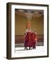 Young Buddhist Monks, Paro Dzong, Paro, Bhutan, Asia-Angelo Cavalli-Framed Photographic Print