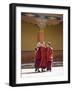 Young Buddhist Monks, Paro Dzong, Paro, Bhutan, Asia-Angelo Cavalli-Framed Photographic Print