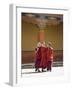 Young Buddhist Monks, Paro Dzong, Paro, Bhutan, Asia-Angelo Cavalli-Framed Photographic Print