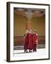 Young Buddhist Monks, Paro Dzong, Paro, Bhutan, Asia-Angelo Cavalli-Framed Photographic Print