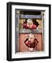 Young Buddhist Monks, Paro Dzong, Paro, Bhutan, Asia-Angelo Cavalli-Framed Photographic Print