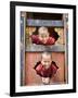 Young Buddhist Monks, Paro Dzong, Paro, Bhutan, Asia-Angelo Cavalli-Framed Photographic Print