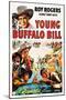Young Buffalo Bill-null-Mounted Art Print
