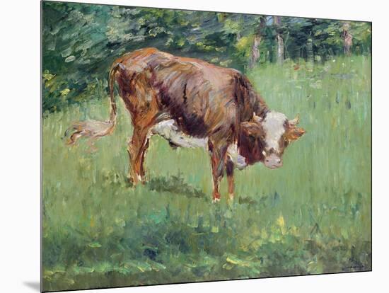 Young Bull in a Meadow, 1881-Edouard Manet-Mounted Giclee Print