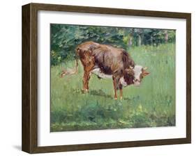 Young Bull in a Meadow, 1881-Edouard Manet-Framed Giclee Print