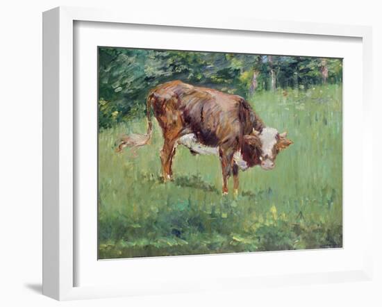 Young Bull in a Meadow, 1881-Edouard Manet-Framed Giclee Print