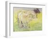 Young Bullocks in the Meadow, 1983-Brenda Brin Booker-Framed Giclee Print