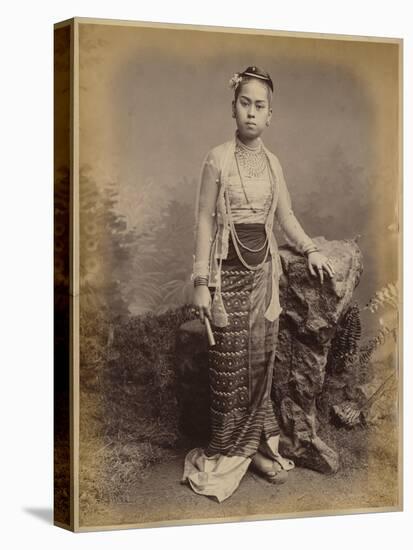 Young Burmese Girl, C.1875-Philip Adolphe Klier-Stretched Canvas