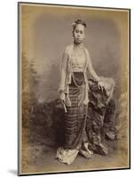 Young Burmese Girl, C.1875-Philip Adolphe Klier-Mounted Giclee Print