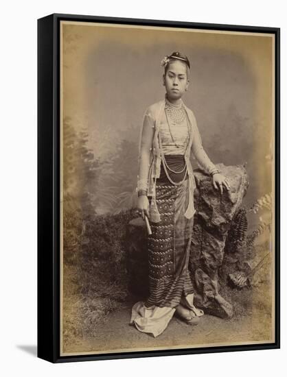 Young Burmese Girl, C.1875-Philip Adolphe Klier-Framed Stretched Canvas