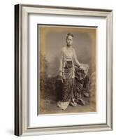 Young Burmese Girl, C.1875-Philip Adolphe Klier-Framed Giclee Print