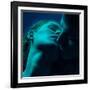 Young Caucasian Couple in Love at Twilight Light-Serg Zastavkin-Framed Photographic Print