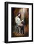 Young Caucasian Sensual Woman Reading a Book in a Romantic Autumn Scenery. Portrait of Pretty Young-iancucristi-Framed Photographic Print