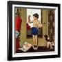 "Young Charles Atlas", November 29, 1952-George Hughes-Framed Giclee Print