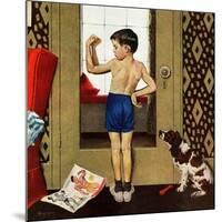 "Young Charles Atlas", November 29, 1952-George Hughes-Mounted Giclee Print