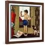 "Young Charles Atlas", November 29, 1952-George Hughes-Framed Giclee Print