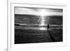 Young Child Alone on Beach-Sharon Wish-Framed Photographic Print