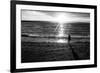 Young Child Alone on Beach-Sharon Wish-Framed Photographic Print