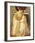 Young Child at Bath Time-Mary Cassatt-Framed Giclee Print