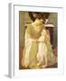 Young Child at Bath Time-Mary Cassatt-Framed Giclee Print