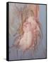 Young Child in Its Mother's Arms-Mary Cassatt-Framed Stretched Canvas