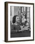 Young Child Starring at Marionette Muffin the Mule-William Sumits-Framed Photographic Print