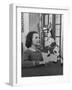 Young Child Starring at Marionette Muffin the Mule-William Sumits-Framed Photographic Print